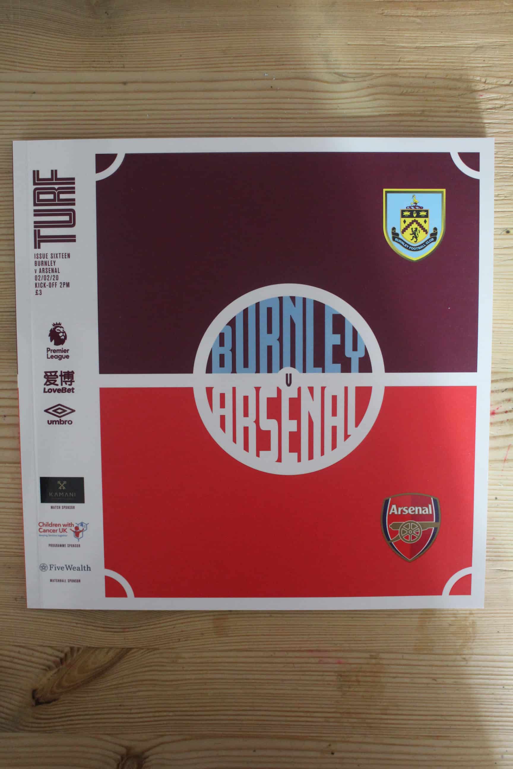 Burnley FC v Arsenal FC